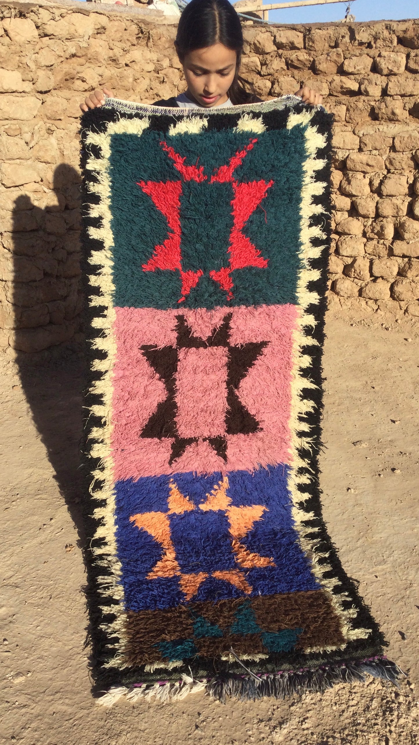 small boucherouite rug