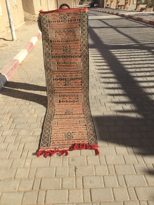 autentic moroccan berber red runner